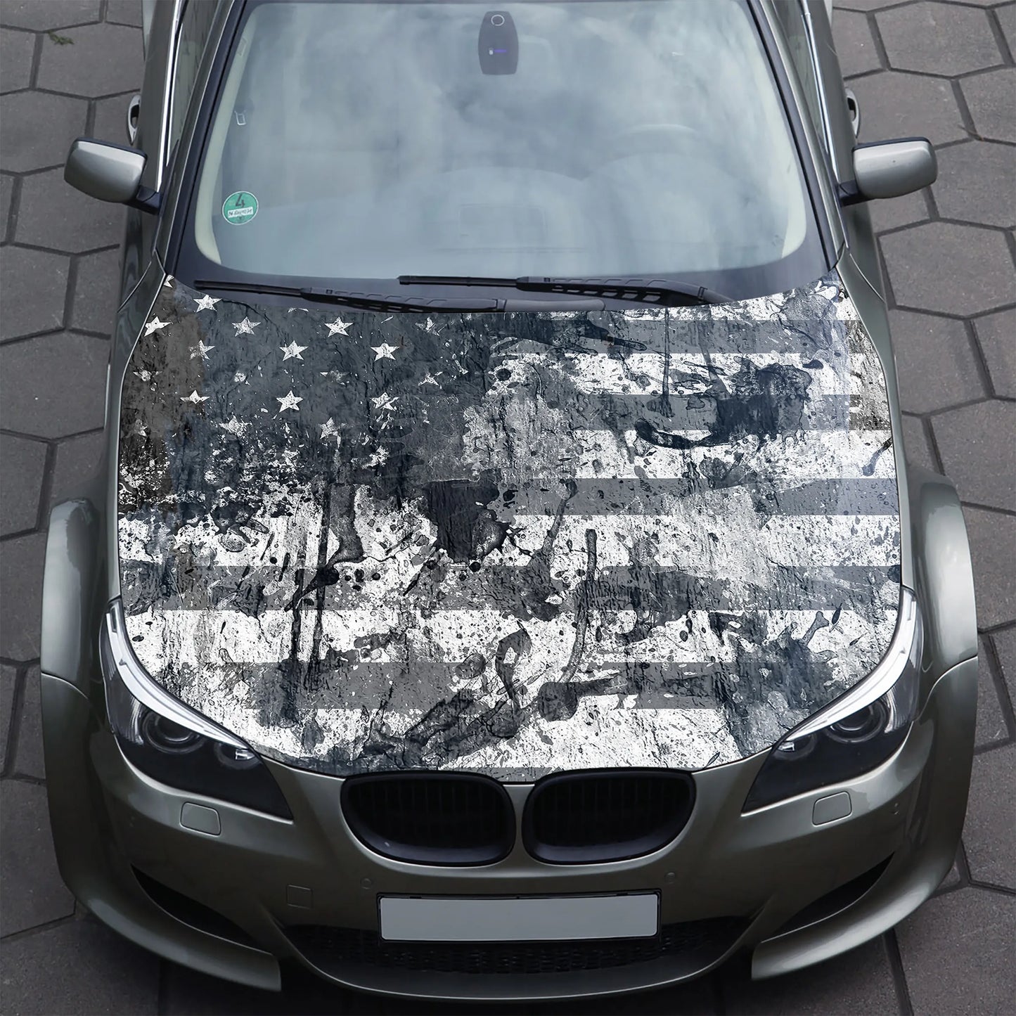 American Flag Car Hood Wrap, car hood decal, car hood sticker, hood wrap for cars, truck hood wrap, patriotic wrap, custom car hood wrap