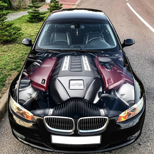 Car Engine Hood Wrap – Custom Vinyl Decal for Cars, Trucks & SUVs