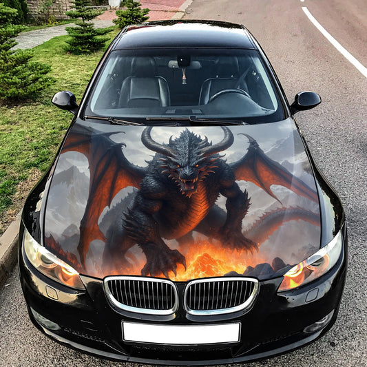 Dragon Hood Wrap – Custom Vinyl Decal for Cars, Trucks & SUVs