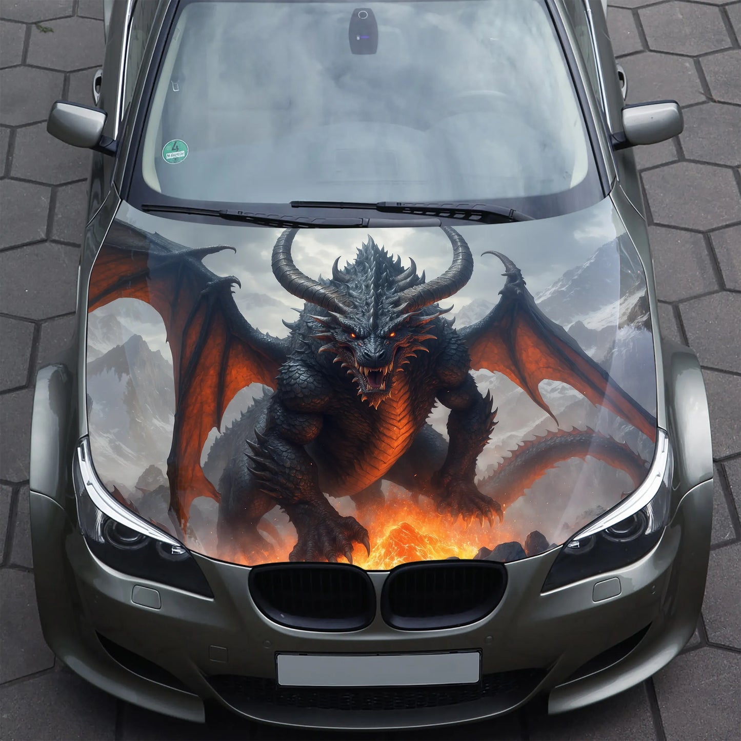 Dragon Hood Wrap – Custom Vinyl Decal for Cars, Trucks & SUVs