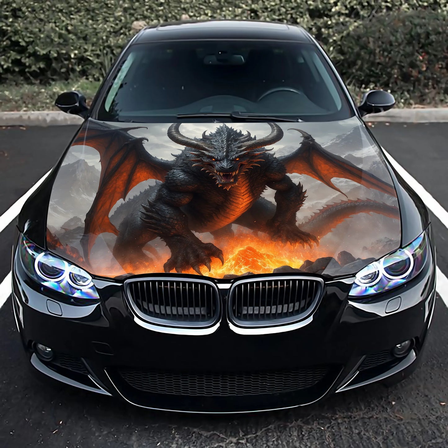 Dragon Hood Wrap – Custom Vinyl Decal for Cars, Trucks & SUVs