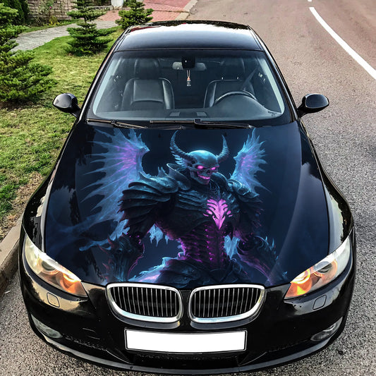 Dragon Skull Head Hood Wrap – Custom Vinyl Decal for Cars, Trucks & SUVs