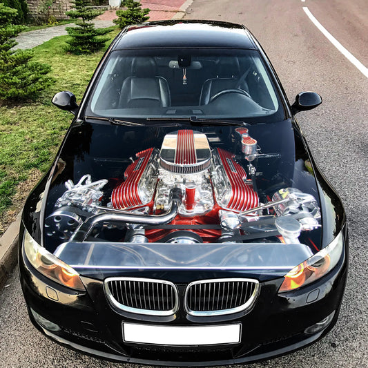 Engine Hood Wrap – Custom Vinyl Decal for Cars, Trucks & SUVs
