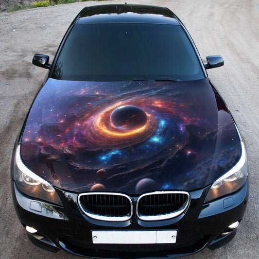 Galaxy Space Hood Wrap – Custom Vinyl Decal for Cars, Trucks & SUVs
