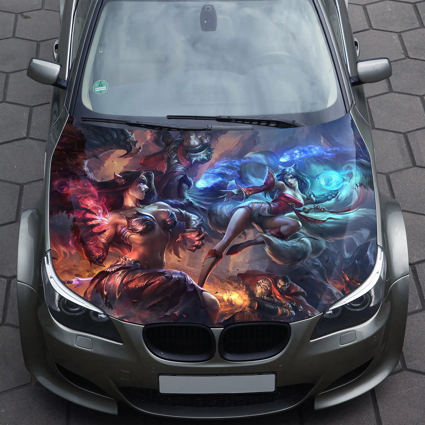 Girls War, Warrior Women Hood Wrap – Custom Vinyl Decal for Cars, Trucks & SUVs
