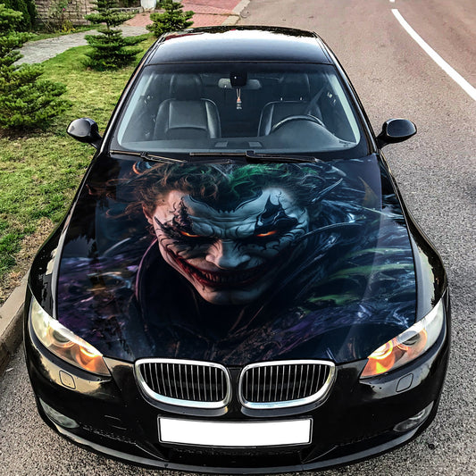 Joker Hood Wrap – Custom Vinyl Decal for Cars, Trucks & SUVs