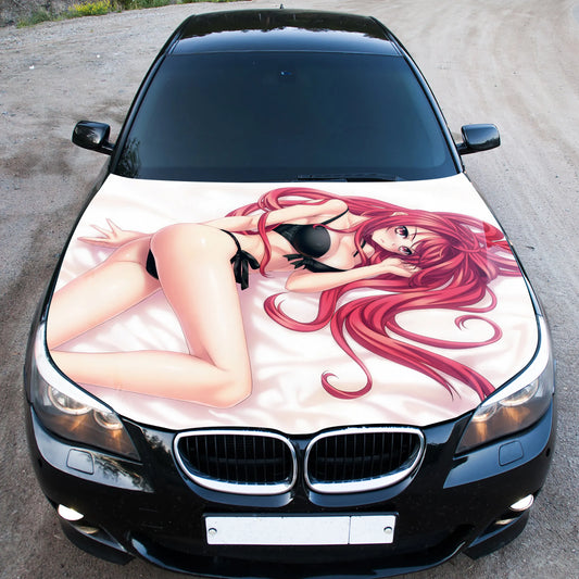 Soukai Sexy Anime Hood Wrap – Custom Vinyl Decal for Cars, Trucks & SUVs