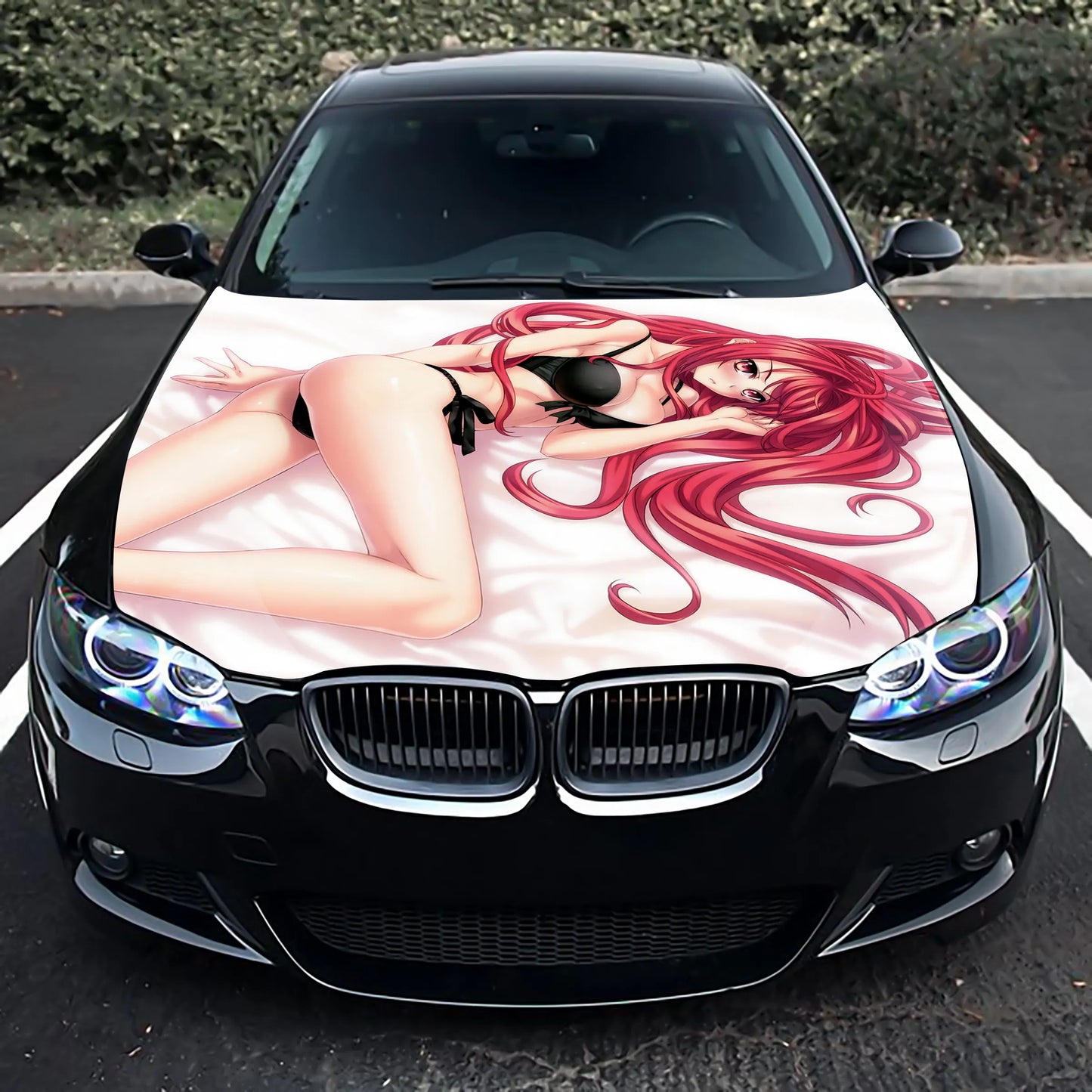 Soukai Sexy Anime Hood Wrap – Custom Vinyl Decal for Cars, Trucks & SUVs
