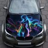 Abstract Girl Hood Wrap – Custom Vinyl Decal for Cars, Trucks & SUVs X
