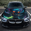 Abstract Skull Hood Wrap – Custom Vinyl Decal for Cars, Trucks & SUVs