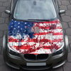 American Flag Hood Wrap – Custom Vinyl Decal for Cars, Trucks & SUVs