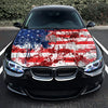 American Flag Hood Wrap – Custom Vinyl Decal for Cars, Trucks & SUVs