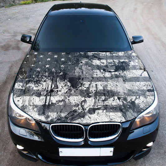 American Flag Car Hood Wrap, car hood decal, car hood sticker, hood wrap for cars, truck hood wrap, patriotic wrap, custom car hood wrap