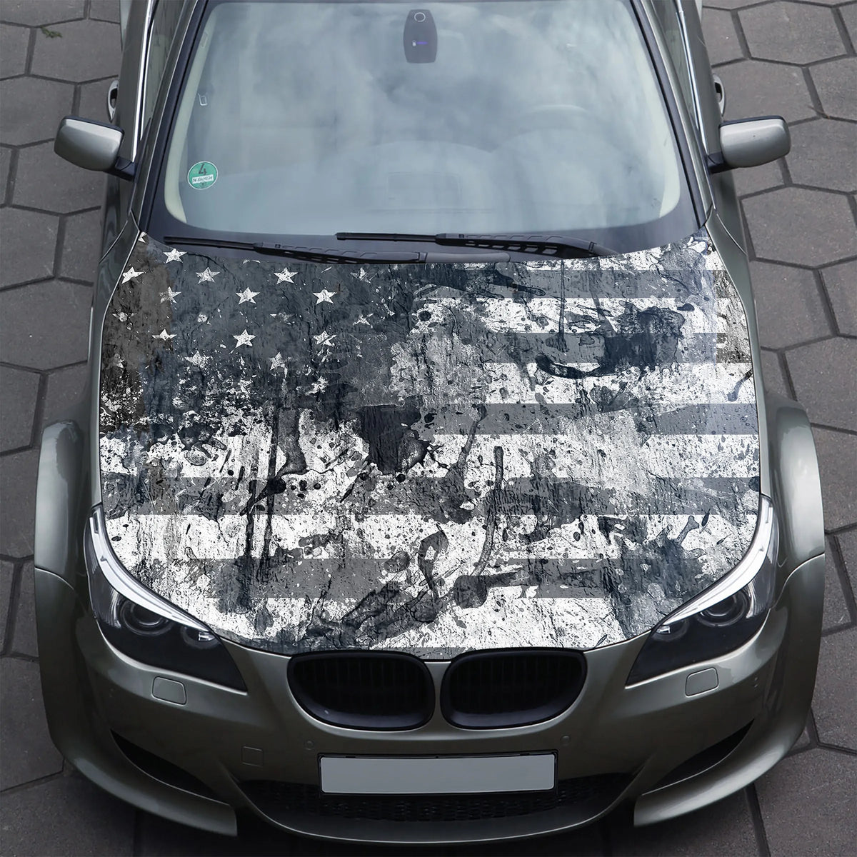 American Flag Car Hood Wrap, car hood decal, car hood sticker, hood wrap for cars, truck hood wrap, patriotic wrap, custom car hood wrap
