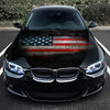 American Flag Ripped Metal Hood Wrap – Custom Vinyl Decal for Cars, Trucks & SUVs