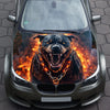 Angry Dog Pit Bull Hood Wrap – Custom Vinyl Decal for Cars, Trucks & SUVs