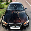 Angry Wolf Hood Wrap – Custom Vinyl Decal for Cars, Trucks & SUVs vinyl