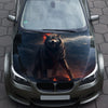 Angry Wolf Hood Wrap – Custom Vinyl Decal for Cars, Trucks & SUVs vinyl