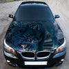 Angry Wolf Hood Wrap – Custom Vinyl Decal for Cars, Trucks & SUVs art