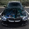 Angry Wolf Hood Wrap – Custom Vinyl Decal for Cars, Trucks & SUVs art