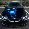 Angry Wolf Hood Wrap – Custom Vinyl Decal for Cars, Trucks & SUVs