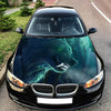 Angry Wolf Hood Wrap – Custom Vinyl Decal for Cars, Trucks & SUVs