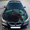 Angry Wolf Hood Wrap – Custom Vinyl Decal for Cars, Trucks & SUVs
