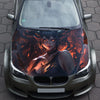 Anime Demon Girl Hood Wrap – Custom Vinyl Decal for Cars, Trucks & SUVs