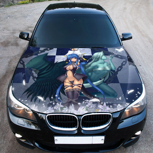 Anime Gear Hood Wrap – Custom Vinyl Decal for Cars, Trucks & SUVs