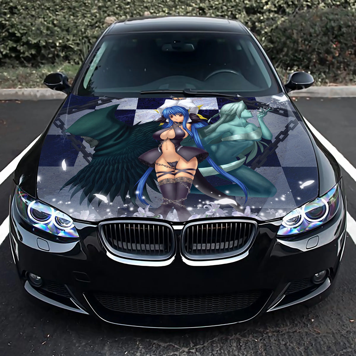 Anime Gear Hood Wrap – Custom Vinyl Decal for Cars, Trucks & SUVs