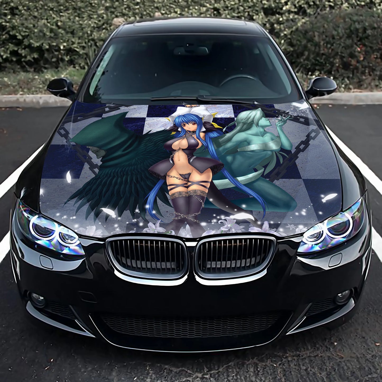 Anime Gear Hood Wrap – Custom Vinyl Decal for Cars, Trucks & SUVs