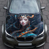 Anime Girl Snakes Hood Wrap – Custom Vinyl Decal for Cars, Trucks & SUVs