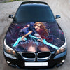 Anime Girls Gun And Sword Hood Wrap – Custom Vinyl Decal for Cars, Trucks & SUVs