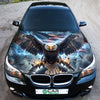 Armored American Eagle Hood Wrap Graphic – Custom Vinyl Decal for Cars, Trucks & SUVs