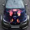 Black Angel Girl Hood Wrap – Custom Vinyl Decal for Cars, Trucks & SUVs