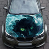 Black Cat Vampire Hood Wrap – Custom Vinyl Decal for Cars, Trucks & SUVs