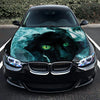 Black Cat Vampire Hood Wrap – Custom Vinyl Decal for Cars, Trucks & SUVs
