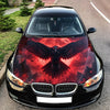 Blood Moon Raven Hood Wrap Graphic – Custom Vinyl Decal for Cars, Trucks & SUVs