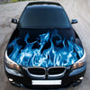 Blue Flame Fire Hood Wrap – Custom Vinyl Decal for Cars, Trucks & SUVs