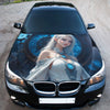 Cute Anime Girl Hood Wrap – Custom Vinyl Decal for Cars, Trucks & SUVs