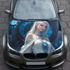 Cute Anime Girl Hood Wrap – Custom Vinyl Decal for Cars, Trucks & SUVs