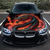 Chinese Dragon Hood Wrap – Custom Vinyl Decal for Cars, Trucks & SUVs, Red