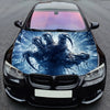 Claw Hand Glass Shards Hood Wrap – Custom Vinyl Decal for Cars, Trucks & SUVs