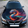 Colorful Dragon Hood Wrap – Custom Vinyl Decal for Cars, Trucks & SUVs