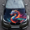 Colorful Dragon Hood Wrap – Custom Vinyl Decal for Cars, Trucks & SUVs