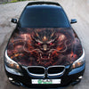 Crimson Demon Dragon Hood Wrap Graphic – Custom Vinyl Decal for Cars, Trucks & SUVs