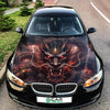 Crimson Demon Dragon Hood Wrap Graphic – Custom Vinyl Decal for Cars, Trucks & SUVs
