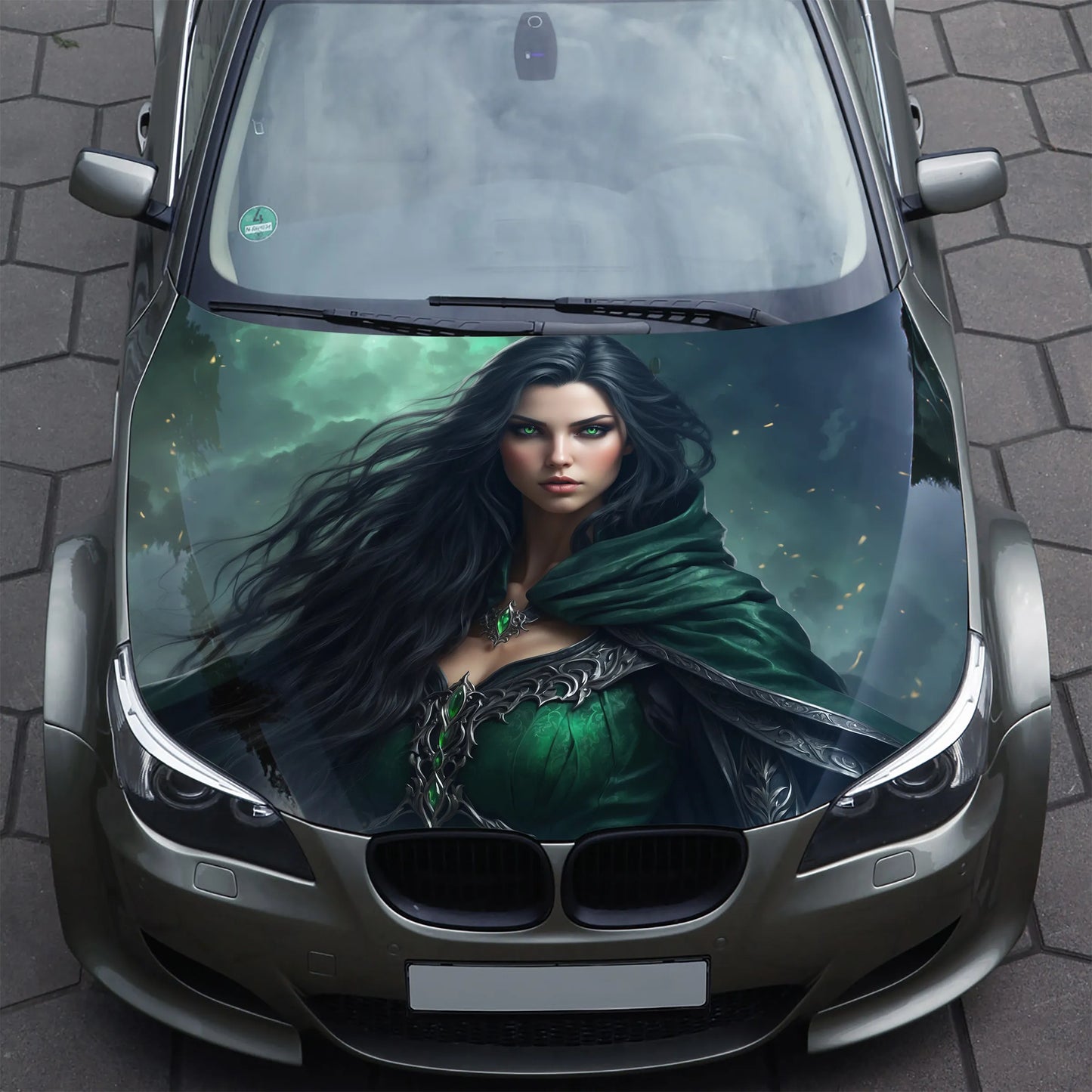 Cute Elf Girl Hood Wrap – Custom Vinyl Decal for Cars, Trucks & SUVs