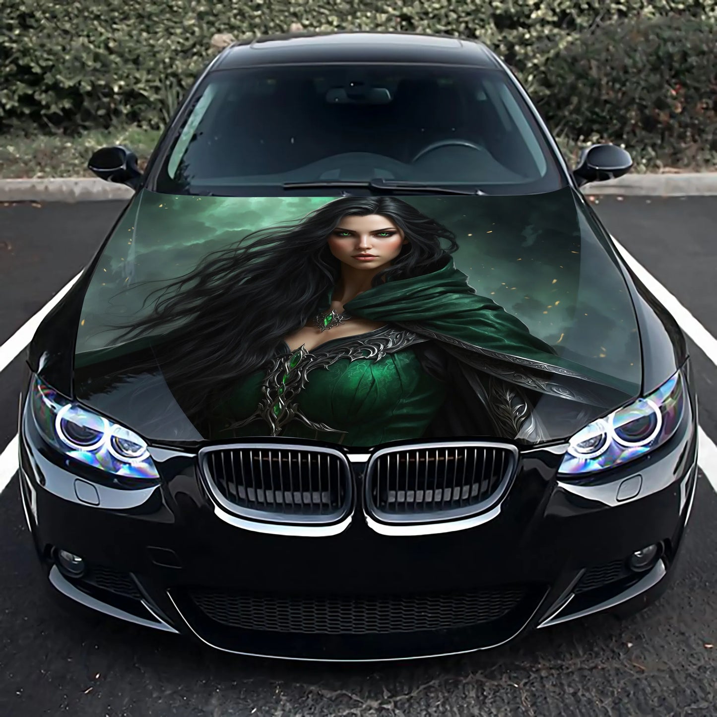 Cute Elf Girl Hood Wrap – Custom Vinyl Decal for Cars, Trucks & SUVs