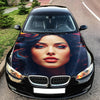 Cute Girl Hood Wrap – Custom Vinyl Decal for Cars, Trucks & SUVs
